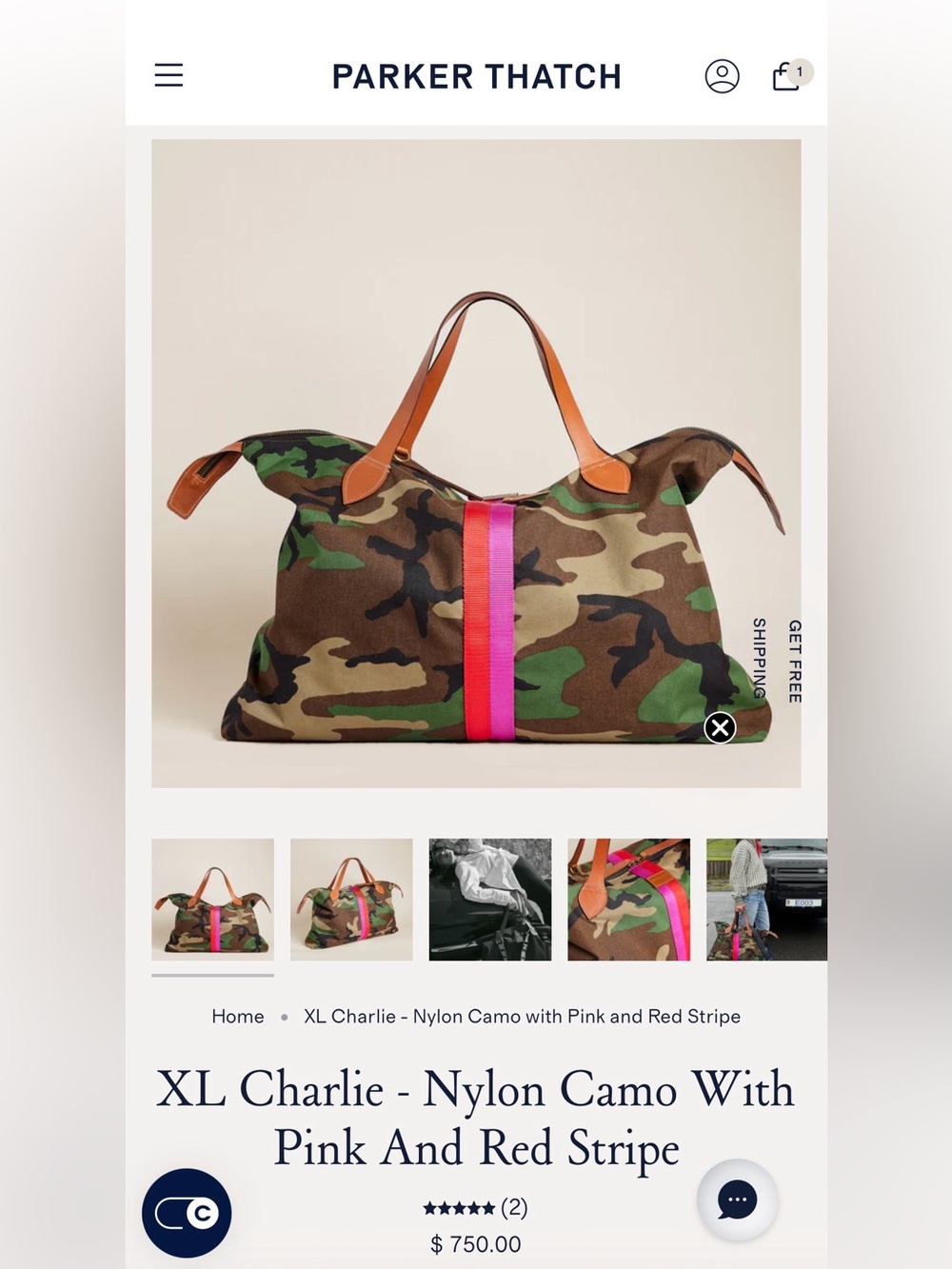 Parker Thatch XL Charlie - Nylon Camo